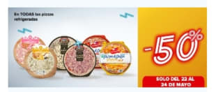 -50% de Descuento en Pizzas Refrigeradas.