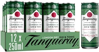 Tanqueray London Dry Gin & Tonic 12 Pack for £18