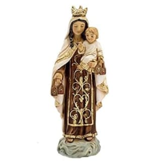 Virgen del Carmen Madera Vieja JSA 13 cm por solo 18,40€