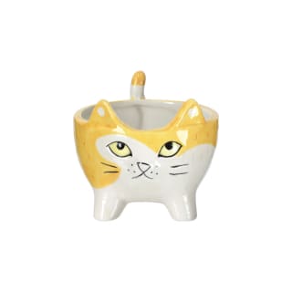 Maceta de cerámica gato 10.5x9 cm Rebaja $3.490 en Casa Ideas, Chile