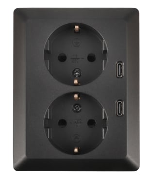 ION Industries - Contactdoos inbouw/opbouw - 2-voudig voor €14,69 bij Gamma