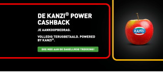 Kans op cashback bij Kanzi appels