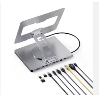 10-in-1 Laptopstandaard & USB-C Docking Station voor €21,19 bij Alibaba