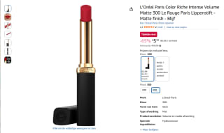 L'Oréal Paris Color Riche Intense Volume Matte Lippenstift – nr. 300voor €5,99