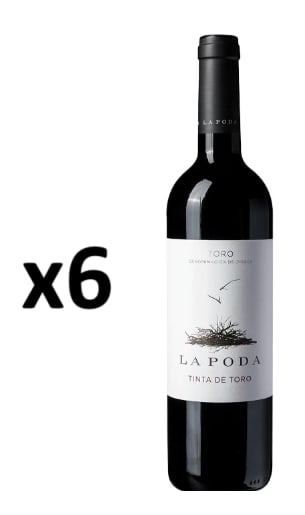 6 Botellas de La Poda Tinta de Toro 2023 por 36.8€