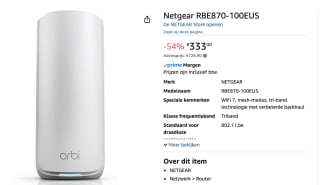 NETGEAR Orbi 870 Tri-band voor €333 bij Amazon