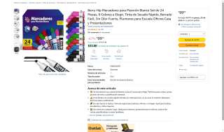 Berry Hip Marcadores 24 Piezas por $99 | Oferta Amazon