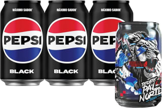 Pepsi Black Pack 3 Latas por $44 | Oferta Amazon