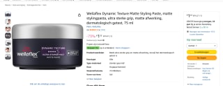 Wellaflex Stylingpasta voor €1,22