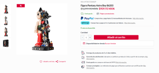 Figura Pantasy Astro Boy por $910 | Oferta DelSol