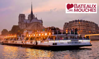 Croisière promenade d'1h sur la Seine avec La Compagnie des Bateaux-Mouches à 11,05€