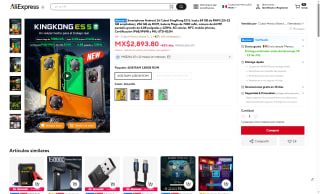 Cubot KingKong ES 5 128GB por $3,202 | AliExpress