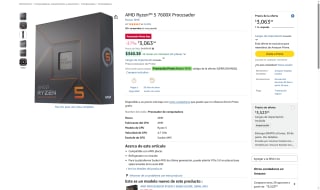 Procesador AMD Ryzen 5 7600X por $2,757 | Amazon
