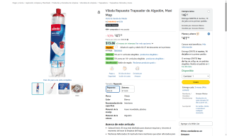 Repuesto Trapeador Algodón Vileda por $39 | Oferta Amazon