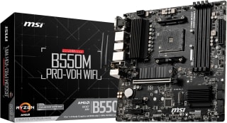 MSI B550M PRO-VDH WIFI Micro-ATX AM4 Motherboard – £76.44 at Amazon