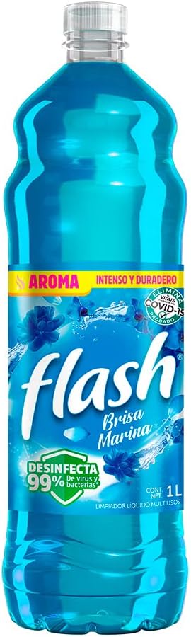Limpiador Multiusos Flash Brisa Marina 1L por $14 | Oferta Amazon