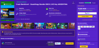Crash Bandicoot - Quadrilogy Bundle Xbox por $76 | Eneba