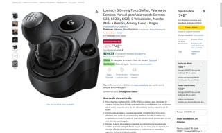 Logitech G Driving Force Shifter por $748 | Oferta Amazon