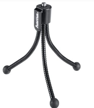 HAMA | Mini trípode (con Patas Flexibles y con Clip por 3.99€