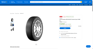 Llanta Goodyear 185 60 Rin15" Direction Sport 2 88H XL en $1,349 | Walmart