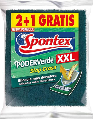 Spontex Estropajo Poder Verde 2 Paquetes por 3,12€