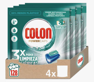 Colon Detergente para la Ropa 128 Cápsulas, Vanish Advanced por 28.71€