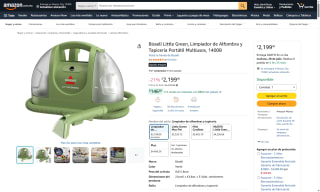 Bissell Little Green Limpiador Portátil por $2,199 | Oferta Amazon