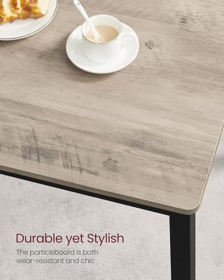 VASAGLE Dining Table Set with 2 Benches £63.73 Deal