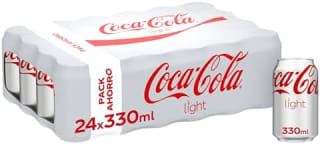 Coca-Cola Light Pack 24 Latas 330ml por 15,37€