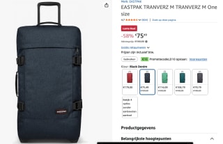 Eastpak TRANVERZ M Reiskoffer voor €65,49 dmv code bij Amazon