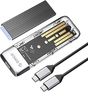 ORICO USB 3.2 Type-C M.2 NVMe/SATA SSD Enclosure for £10.97 Prime Deal