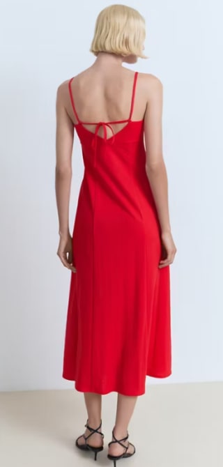 Vestido midi lazo espalda por 9.99€
