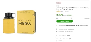Armaf Odyssey Mega 200ML por $579 | Oferta Bodega Aurrera