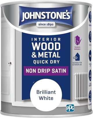 Johnstone’s Wood & Metal Paint 750ml Satin White £7.69