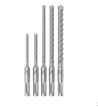 Coffret de 5 Forets Béton Bosch Pro SDS Plus-5X Ø5/6/6/8/10mm à 13,90€