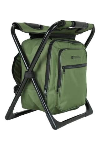 The Mountain Warehouse Stool with Cool Bag is available for £12.99. Features: Foldi