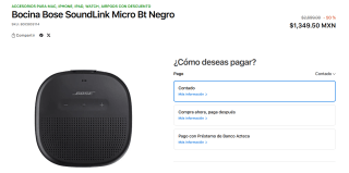 Bocina Bose SoundLink Micro por $1,350 | MacStore