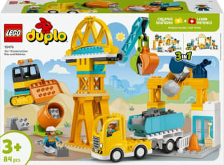 LEGO Duplo bouwplaats speelgoed - 3-in-1 voor €53,99 bij Smythoys