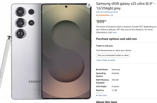 Samsung Galaxy S25 Ultra 256 GB voor €889,99 bij Amazon