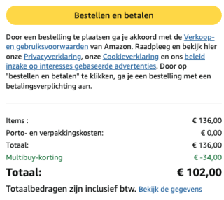 Philips Hue Bloom Tafellamp 2 stuks voor €102 bij Amazon
