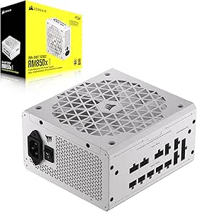 CORSAIR RM850x Shift Fuente de Alimentación ATX Totalmente Modular por 119.90€ blanca