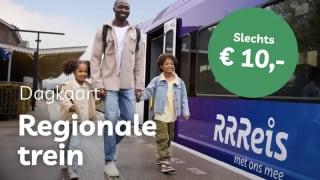 Dagkaart Regionale trein voor €10 in Gelderland, Overijssel en Flevoland (