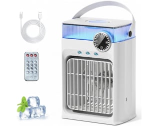 Yffu aire acondicionado portatil con mando mini climatizadore evaporativo 1200ml