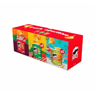 Pringles pack 3 sabores Original Paprika Sour Cream por 1,50€