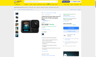 GoPro Hero 13 Black por $4,949 | Mercado Libre