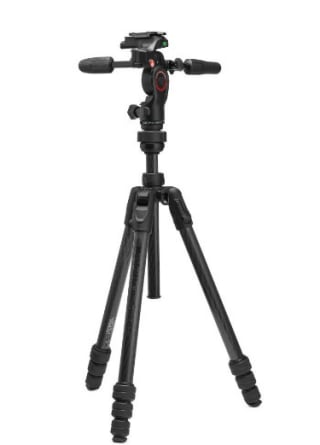 Manfrotto Befree GT PRO 3-Way Carbon Tripod Kit voor €189 bij Coolblue