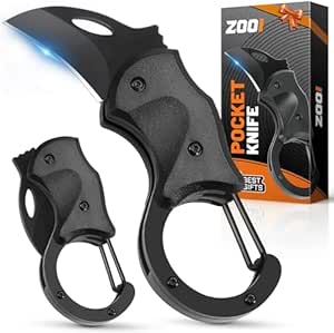 ZOOI Navaja Multifuncional EDC con Mosquetón por 4,79€
