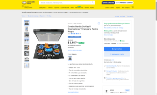 Combo Parrilla 5 Quemadores por $3,547 | Oferta Mercado Libre