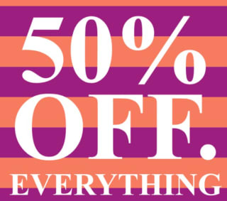 50% korting op alles bij Z8
