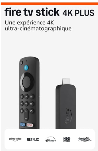 Lecteur multimédia Amazon Fire TV Stick 4K Plus à 39,99€